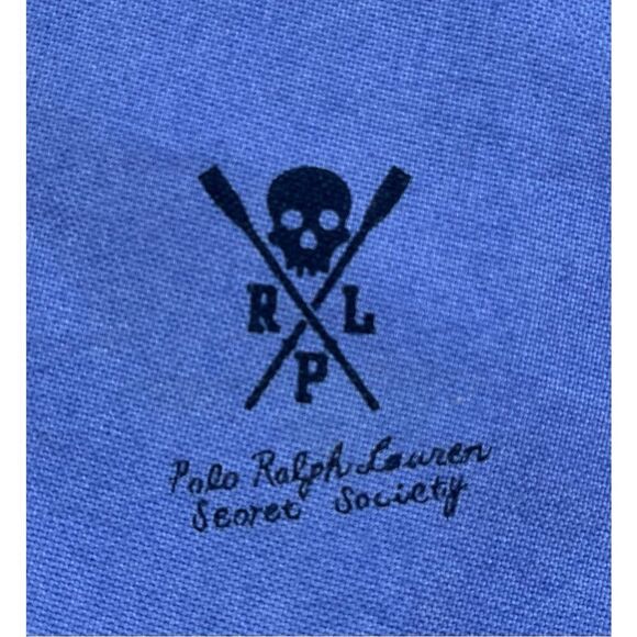 POLO Ralph Lauren Boys Size XL Oxford Button Down Harvard Bear Preppy Print EUC - Picture 7 of 13